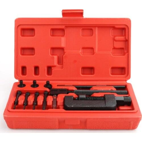 13pcs Chain Cutter Rivet Tool Set Riveting Breaker ATV Bike Motorcycle Cam Drive