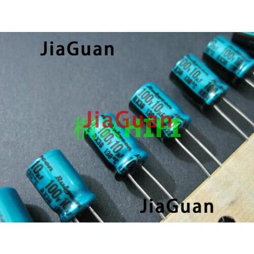 20PCS NEW RUBYCON RX30 100V10UF 8X11.5MM Electrolytic Capacitor rx30 10uF/100V 130 degrees 10UF 100V