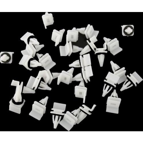 30pcs Panel Rivet Fastener Bumper Mud Flaps Clips For Honda Accord