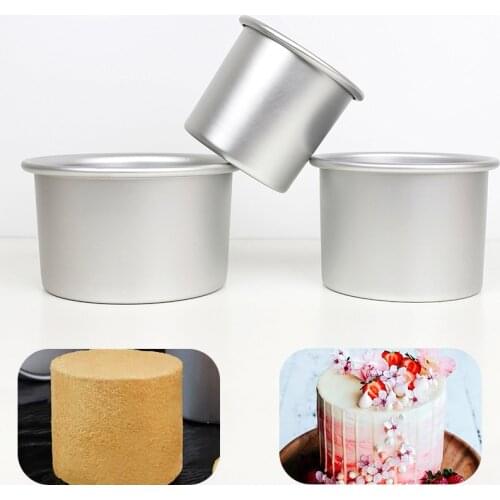 4/6/8 Inch Heightening Cake Mold luminum Round Cheese Mold Baking Pan Cake Template Baking Dish Bakeware Tool