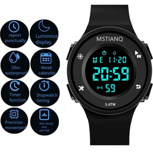 LED Sports Men Quartz Watches Fashion Digital Wristwatch Top Brand Luxury Silicone Belt Watches For Women Men Clock Reloj Hombre