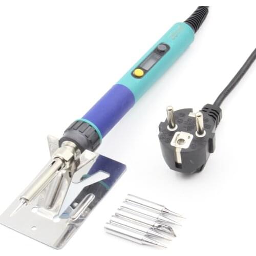 CXG 936d 60W Digital LCD Adjustable temperature Electric Soldering station Electric soldering iron Tweezers rosin Toolkit