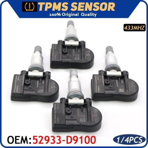 52933-D9100 TPMS SENSOR For KIA Sportage QL K7 KX5 KX3 CADENZA 2016-2018 433MHz Tire Pressure Monitor Sensor 52933D9100