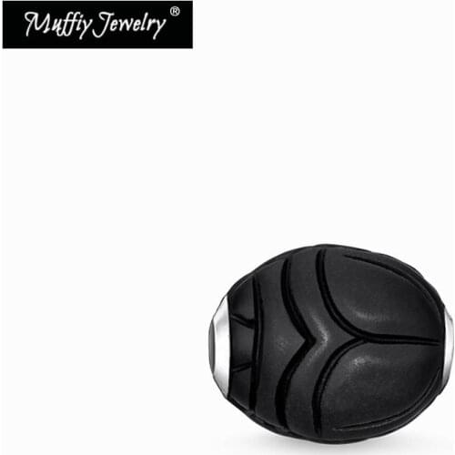 Karma Ethno Scarab Black Beads,Karma Europe 2019 Brand New Good Fashion Jewelry Fit Key Necklace Bracelet