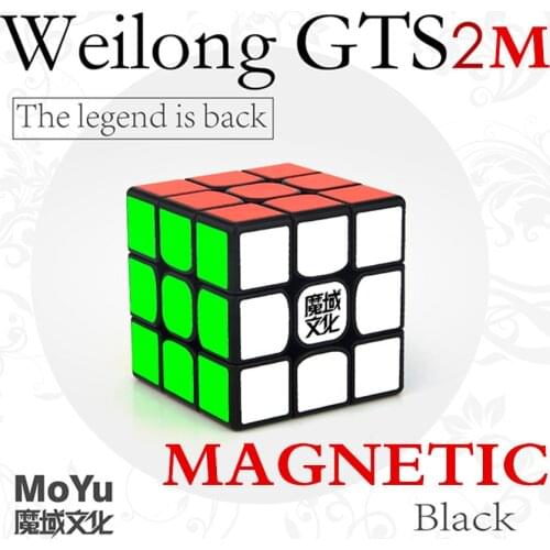 Moyu Weilong 3x3 Cube GTS2M 3x3x3 Magnetic Speed Cube Moyu Weilong GTS2 3Layers Professional Cube Puzzle Toys For Children Kids