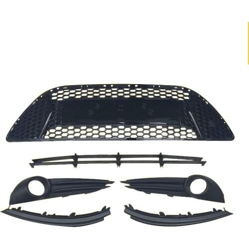 Car Front Facing Facelift Bumper Grill Upper Lower Grille Fog Light Frame Fit For Ford Focus ST 2012 2013 2014