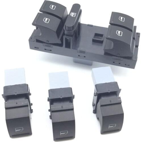 1K4959857B Master Window Switch Single Botton Electric Control Passenger Switches For VW 1K4 959 857B,7L6 959 855B