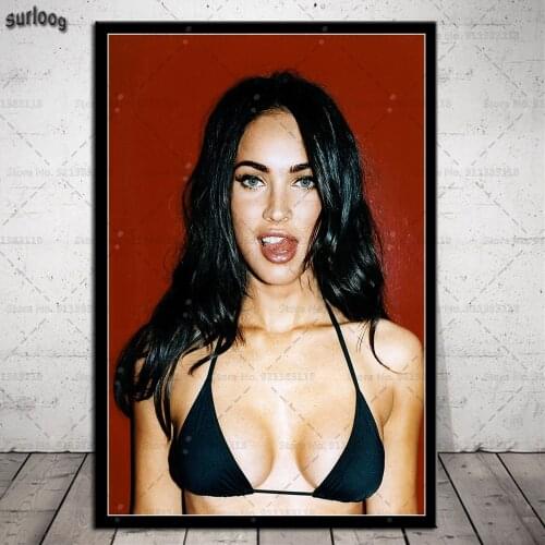Megan Fox Posters and Prints Hot Sexy Girl Actress Wall Art Pictures Poster Canvas Painting for Home Decoration