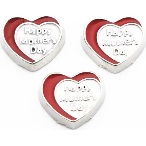 Hot Selling 10pcs/Lot Heart-Shaped Footprints Floating Charms Living Glass Pendant Lockets Accessories