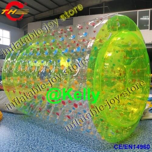 Popular summer inflatable water toys, kids outdoor water games, inflatable water roller ball, inflatable water walking roller