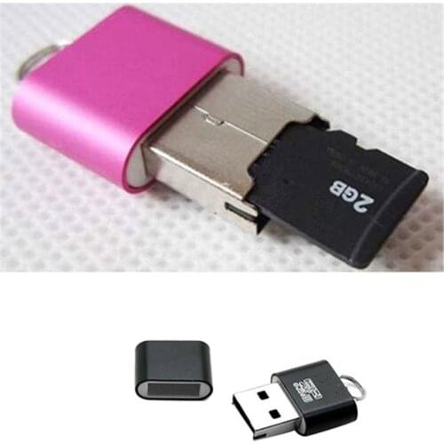 Portable Mini USB 2.0 Micro SD TF T-Flash Memory Card Reader Adapter Flash Drive SD Flash Memory Wholesale