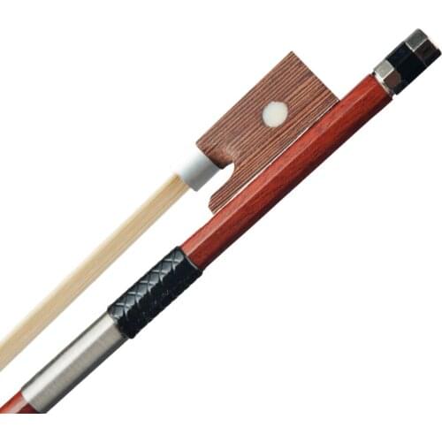 Durable 5Pcs Wooden 4/4 Violin Playing Bow Well Balance Quick Response 29.13inch Brown