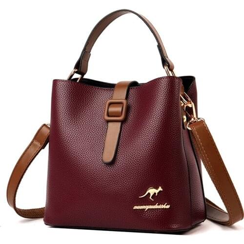 Luxury Handbags Women Bags Designer Bucket Bag Female Soft Leather Shoulder Bag Sac Fashion Casual Tote Ladies Crossbody Bags