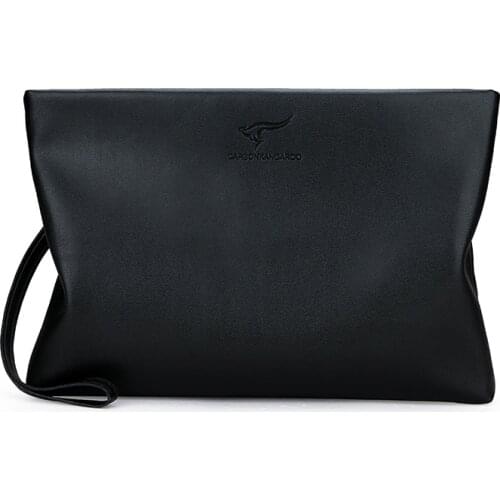 Solid Color High Quality Soft Mens Envelope Hand Bag Clutch Sacoche Homme Bolso Hombre Borsa Uomo Luxury Brand Men Bags
