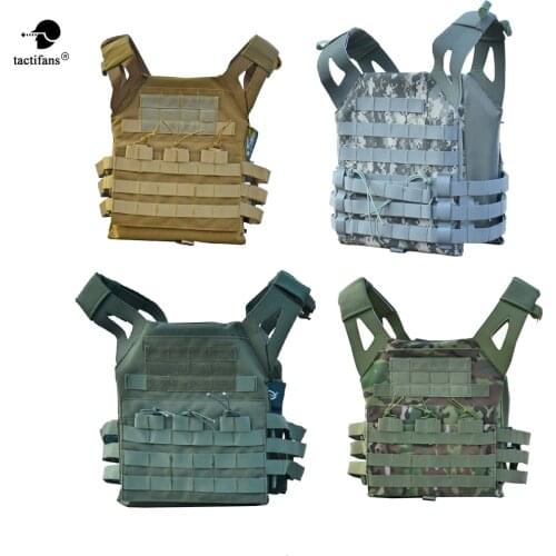 Tactical JPC Vest Quick Reaction 1000D Nylon Molle Chest Rig Protective Plate Carrier Military Combat Gear Hunting Accesssories