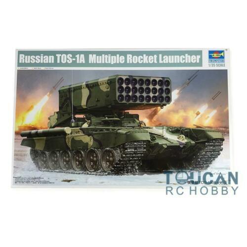 Trumpeter 05582 1/35 Russian TOS-1A Multiple Rocket Launche Tank Model Kit TH05531-SMT2