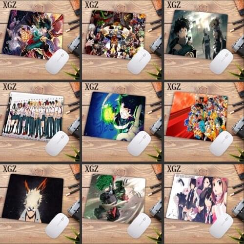 XGZ Cool New My Hero Academia Customized MousePads Computer Laptop Anime Mouse Mat Gaming Pad Mouse 22X18CM Pad Big Promotion