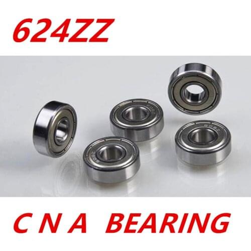 624 624Z 624ZZ ball bearing 4*13*5 mm chrome steel bearing free shipping