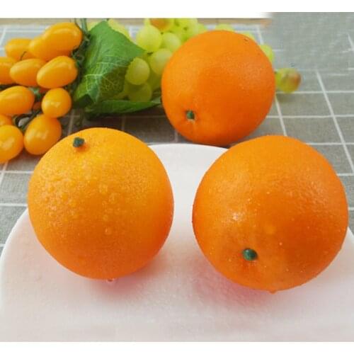 10pcs High imitation fake artificial orange Fruit&artificial plastic fake simulated orange fruit model