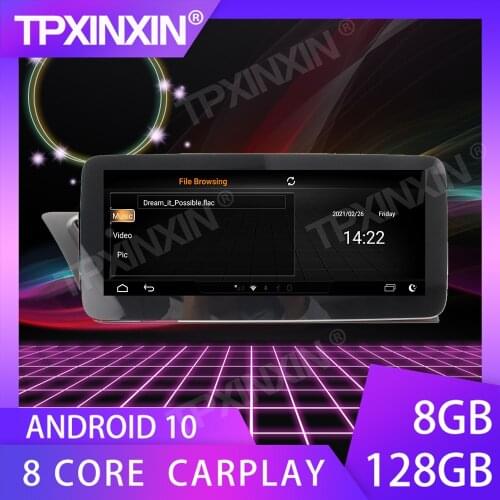 For AUDI A4 2009-2016 8G128G 10.25inch Car Video Radio Android Radio DVD Player Audio Multimedia GPS HD Touch Screen Radio