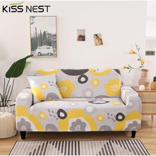 Elastic Spandex Printing Corner Sofa Cover With Rest Armrest 1 2 3 4 Seater,L-Shaped Corner Sofa Need 2 Piece,Living Room