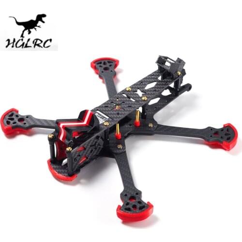 HGLRC Sector 5 v3 Freestyle 5/6/7 Inch 226mm Wheelbase 5mm Arm 3K Carbon Fiber Frame Kit for RC Drone FPV Racing Freestyle