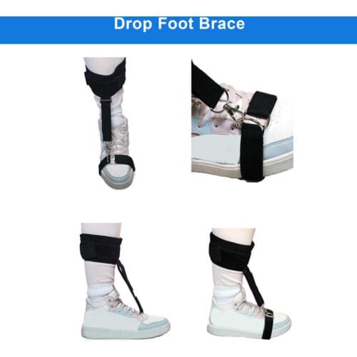 Drop Foot Brace Hemiplegia Foot Drop Corrector Brace Support Adult Foot Orthosis Corrector