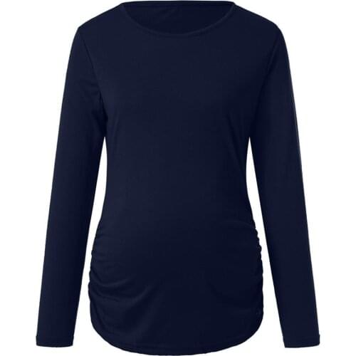 Fashion casual tops pregnant women shirt long-sleeved basic clothes T-shirt pregnant women clothing fashion mother