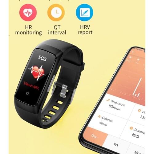 2021 New ECG PPG Smart band men Blood Pressure Heart Rate Monitor Band Fitness Tracker Pedometer Waterproof Sport Smart band