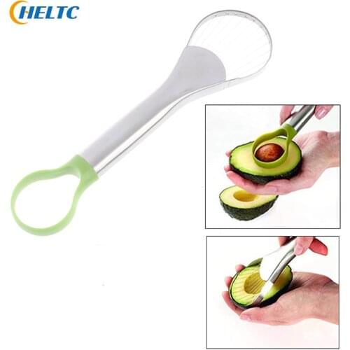 2 In1 Avocado cutterSlicer Shea Corer Butter Fruit Peeler Cutter Separator Plastic Knife Kitchen Vegetable Tools Kitchen Gadgets
