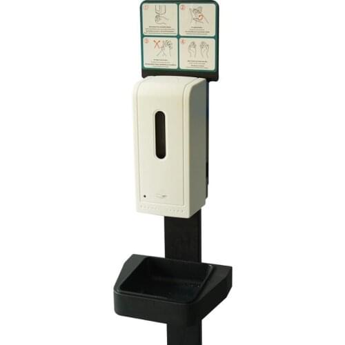 Public Modern Smart No Touch Floor Stand Alcohol Authomatic Hand Sanitizer Dispenser SD-10