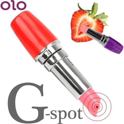 OLO Mini Vibrator Lipstick Small Bullet Vibrators G Spot Massage Clitoris Stimulation Sex Toys For Women Erotic Adult Products