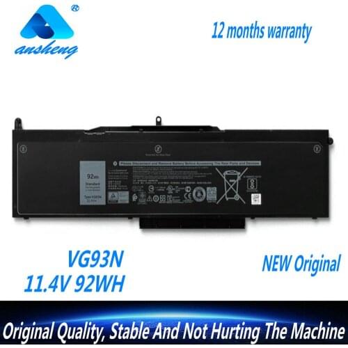 Genuine VG93N Laptop Battery For Dell Precision 15 M3520 M3530 Latitude 5580 5590 5591 WFWKK 0WFWKK NY5PG 11.4V 92WH