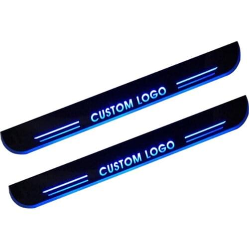 Pedal lights For Ford Explorer 2011-2014 Moving LED Welcome Car Scuff Plate Pedal Door Sill Pathway Light or customize
