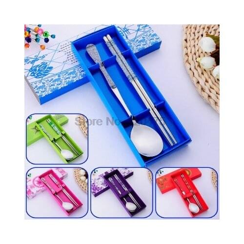 By dhl 100set Chinese Style Elegant Flower kitchen set tools and Stainless Steel for Restaurant gifts