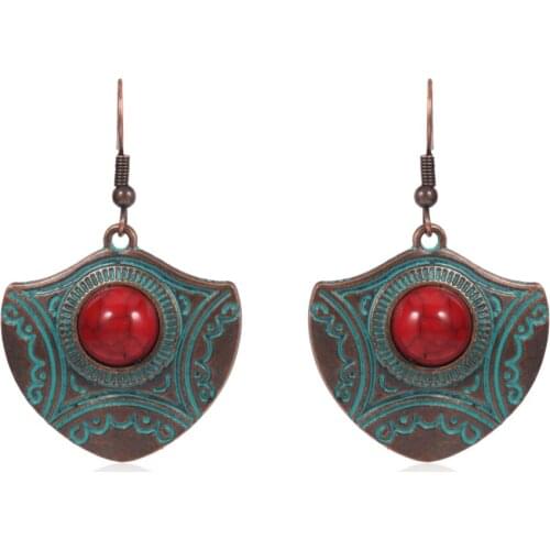 Simple Retro geometric earrings for women jewelry Accessories