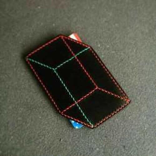 Leather craft template cutter geometry 3d card holder die cutting knife mould leather hole punches tool set deri el aletleri