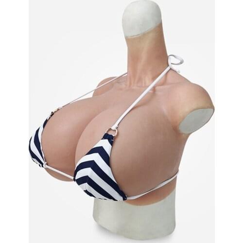 S Cup Huge Breast Forms for Crossdresser Silicone Artificial Realistic Big Fake Boobs Shemale Drag Queen Transgender