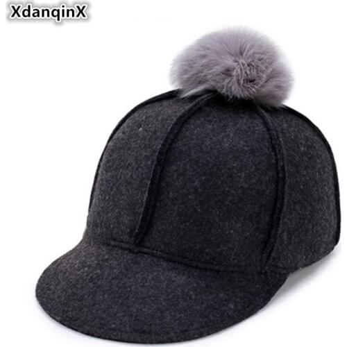 Женские шапки с помпонами XdanqinX China At AliExpress