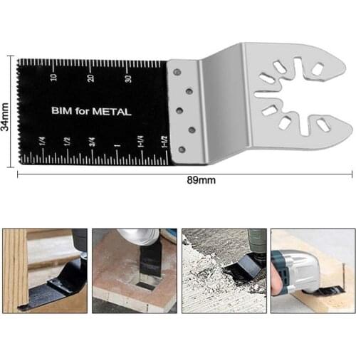 1pcs Metal Cutting Saw Blade For Quick Release Oscillating Multi Tool Power Tool Dewalt Black Decker Rockwell Nails Eater