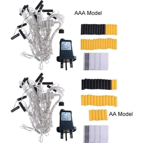 10in1 AA AAA Battery UK Power Supply Adapter Replace 2x 3x AA Battery Eliminator Q81F