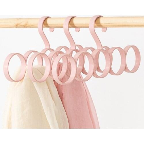 31cm plastic multi-functional clothes hanger Scarf the hanging ring