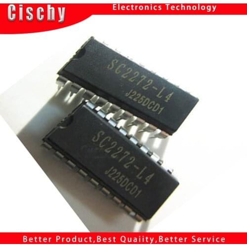 5pcs SC2272-L4 SC2272 T4 SC2272T4 DIP-18 Audio digital reverberation circuit IC original PT2272-L4S SC2272-L4S L4 SOP20