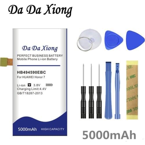 DaDaXiong 5000mAh HB494590EBC Battery for Huawei Honor 7 G620 G628 Honor7