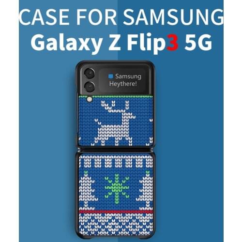 For Samsung Galaxy Z Flip3 Case, Galaxy Z Flip 3 Case. Pu Material Protective Cover
