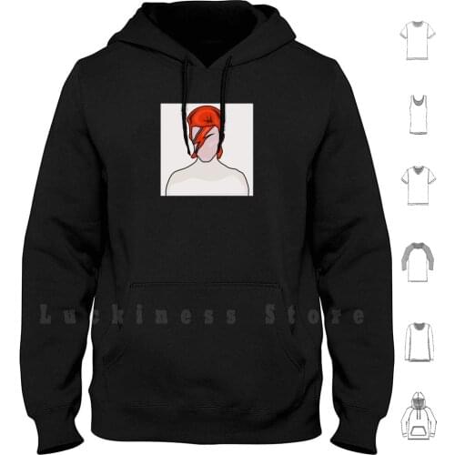Star Man Cover Hoodie Long Sleeve Music Album Cover David