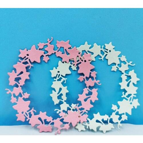 Garland Decorative Pattern Cutting Dies Scrapbooking Molds Photo Album Manual Greeting Card Hand Account Carbon Steel Cutter
