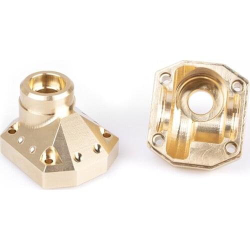 1pc/2pcs Copper Front Rear Axle Housing Cover for Axial Capra UTB RC Car Upgrade Part