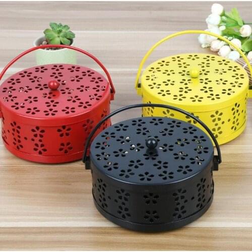 Metal Incense Burner Holder For Home And Camping Garden Mosquito Coil Holder Retro Mosquito Incense Burner