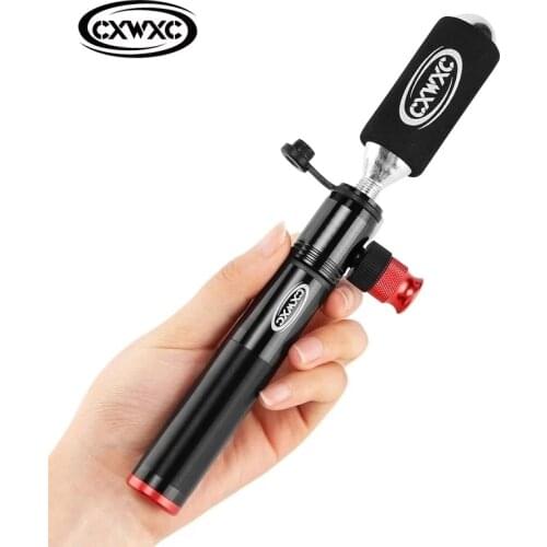 160psi Schrader Presta Valve Bicycle Pump Road Bike Co2 Combo Mini Portable Inflator MTB Cycling CNC Hand Pump Air Inflator